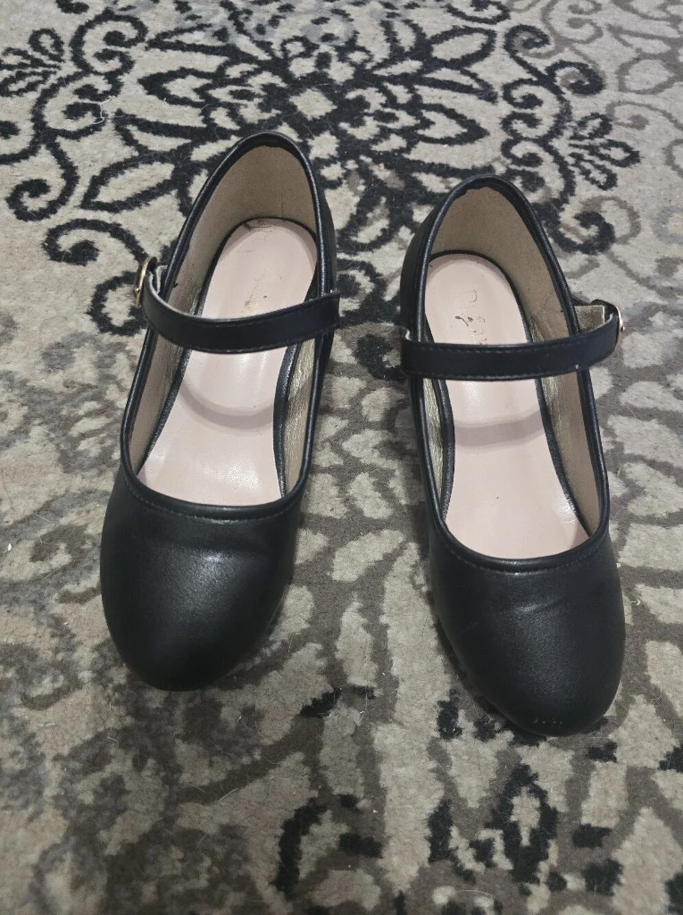 Classic Black Mary Jane Flats - Women's Comfort Shoes